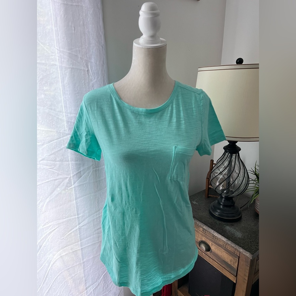 GAP aqua turquoise easy tshirt